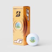 Vorname für den Landschaftlichen Monogramm-Kurs Golfball (Verpackungen)