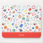 Vorname für personalisierte Schullieferungen Mousepad (Vorne)
