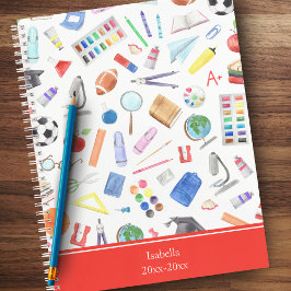 Vorname für personalisierte Schullieferungen Notizblock