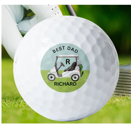 Vorname für Vater-Cart-Clubs Golfball