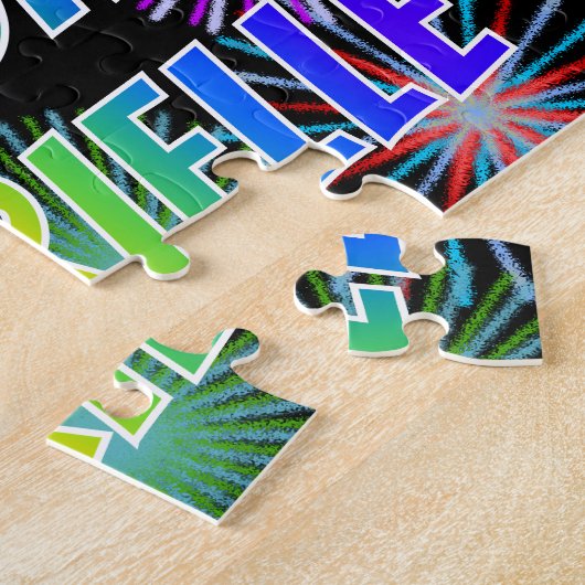 Vorname "GABRIELLE", Fun "HAPPY BIRTHDAY" Puzzle (Seite)