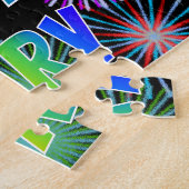 Vorname "GARY", Spaß "GLÜCKLICHER GEBURTSTAG" Puzzle (Seite)