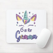 Vorname Gemma D G steht für Gemma Mousepad (Mit Mouse)