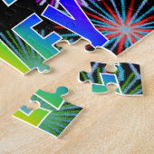 Vorname "HALEY", Fun "HAPPY BIRTHDAY" Puzzle (Seite)