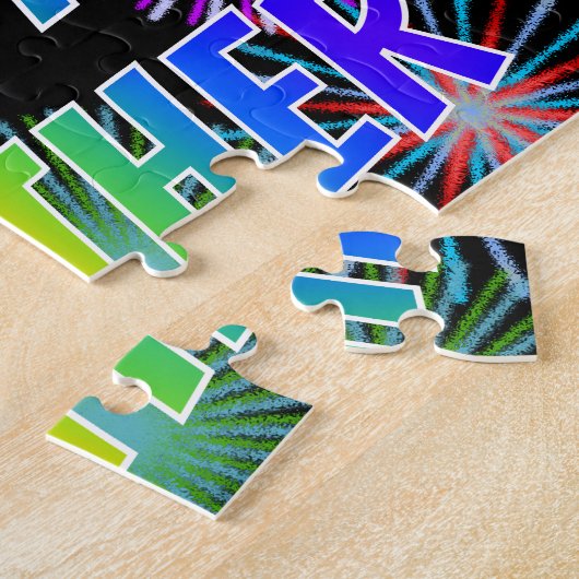 Vorname "HEATHER", Fun "HAPPY BIRTHDAY" Puzzle (Seite)