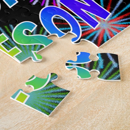 Vorname "JAMESON", Fun "HAPPY BIRTHDAY" Puzzle (Seite)