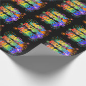 Vorname "JARED", Fun "HAPPY BIRTHDAY" Geschenkpapier (Ecke)