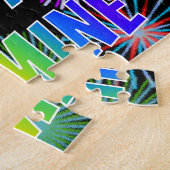 Vorname "JASMINE", Fun "HAPPY BIRTHDAY" Puzzle (Seite)