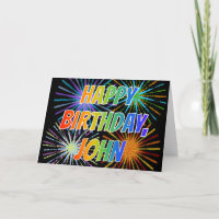 Vorname "JOHN" Spaß "ALLES GUTE ZUM GEBURTSTAG "
