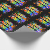 Vorname "JUAN", Fun "HAPPY BIRTHDAY" Geschenkpapier (Ecke)