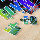 Vorname "KATELYN", Spaß "GLÜCKLICHER GEBURTSTAG" Puzzle (Seite)