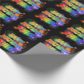 Vorname "KHLOE", Fun "HAPPY BIRTHDAY" Geschenkpapier (Ecke)