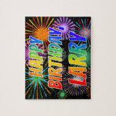 Vorname "LARRY", Fun "HAPPY BIRTHDAY" Puzzle (Vertikal)