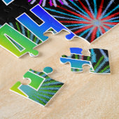 Vorname "LEAH", Fun "HAPPY BIRTHDAY" Puzzle (Seite)