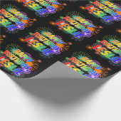 Vorname "LESLIE", Fun "HAPPY BIRTHDAY" Geschenkpapier (Ecke)