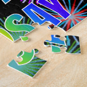 Vorname "LINDSAY", Fun "HAPPY BIRTHDAY" Puzzle (Seite)