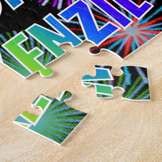 Vorname "MACKENZIE", Fun "HAPPY BIRTHDAY" Puzzle (Seite)