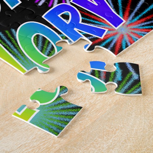 Vorname "MALLORY", Fun "HAPPY BIRTHDAY" Puzzle (Seite)