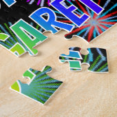 Vorname "MARGARET", Fun "HAPPY BIRTHDAY" Puzzle (Seite)