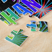 Vorname "MEGHAN", Fun "HAPPY BIRTHDAY" Puzzle (Seite)