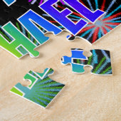 Vorname "MICHAEL", Fun "HAPPY BIRTHDAY" Puzzle (Seite)