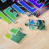 Vorname "MICHELLE", Fun "HAPPY BIRTHDAY" Puzzle (Seite)