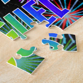 Vorname "MIGUEL", Fun "HAPPY BIRTHDAY" Puzzle (Seite)