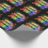 Vorname "MISTY", Spaß "GLÜCKLICHER GEBURTSTAG" Geschenkpapier (Ecke)