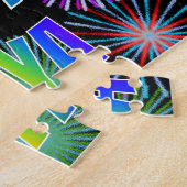 Vorname "MYA", Spaß "GLÜCKLICHER GEBURTSTAG" Puzzle (Seite)