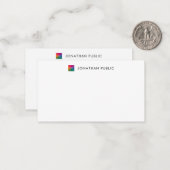 Vorname Name Name Unternehmen Logo hier Mitteilungskarte (Vorderseite/Rückseite Beispiel)