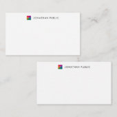 Vorname Name Name Unternehmen Logo hier Mitteilungskarte (Vorne/Hinten)