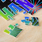 Vorname "NATHAN", Fun "HAPPY BIRTHDAY" Puzzle (Seite)