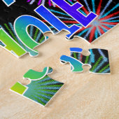 Vorname "NICHOLE", Fun "HAPPY BIRTHDAY" Puzzle (Seite)