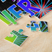 Vorname "OLIVER", Spaß "GLÜCKLICHER GEBURTSTAG" Puzzle (Seite)