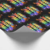 Vorname "PAIGE", Fun "HAPPY BIRTHDAY" Geschenkpapier (Ecke)