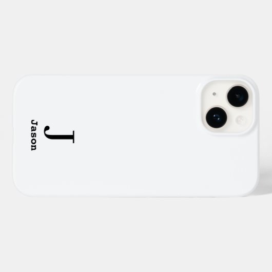 Vorname Personalisiert Case-Mate iPhone Hülle (Rückseite (Horizontal))
