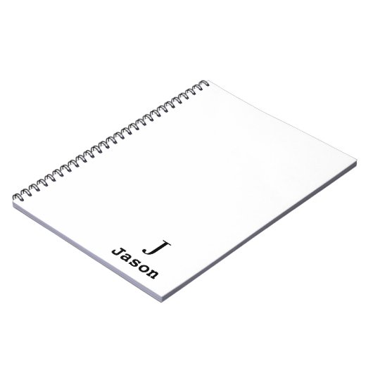 Vorname Personalisiert Notizblock (Linke Seite)