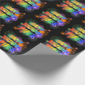 Vorname "PIPER", Fun "HAPPY BIRTHDAY" Geschenkpapier (Ecke)