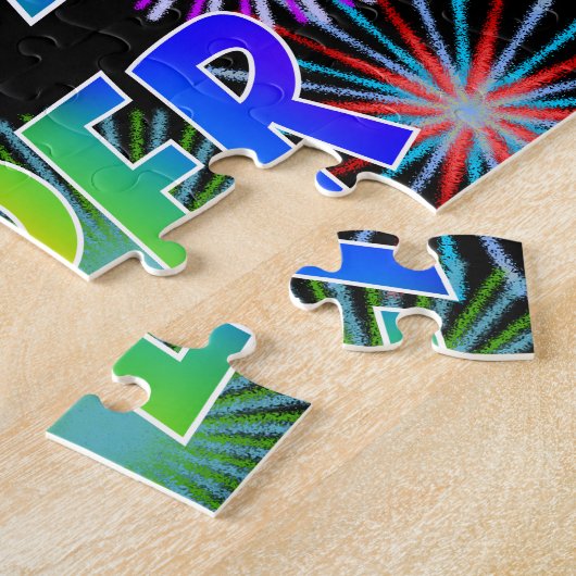 Vorname "PIPER", Fun "HAPPY BIRTHDAY" Puzzle (Seite)