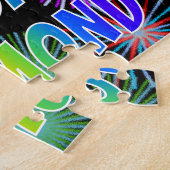 Vorname "RAYMOND", Fun "HAPPY BIRTHDAY" Puzzle (Seite)