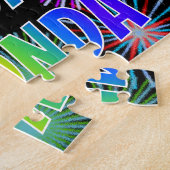 Vorname "RHONDA", Fun "HAPPY BIRTHDAY" Puzzle (Seite)
