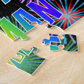 Vorname "ROMAN", Fun "HAPPY BIRTHDAY" Puzzle (Seite)