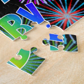 Vorname "RUBY", Fun "GLÜCK BIRTHTAG" Puzzle (Seite)