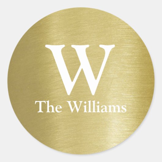 Vorname Runder Aufkleber (Vorderseite)