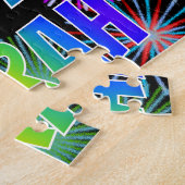 Vorname "SARAH", Fun "HAPPY BIRTHDAY" Puzzle (Seite)