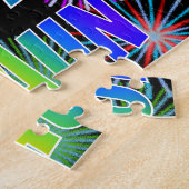 Vorname "SHAUN", Spaß "GLÜCKLICHER GEBURTSTAG" Puzzle (Seite)