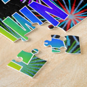 Vorname "SHAWN", Fun "HAPPY BIRTHDAY" Puzzle (Seite)