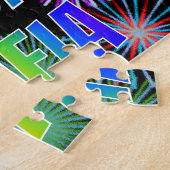 Vorname "SOFIA", Fun "HAPPY BIRTHDAY" Puzzle (Seite)