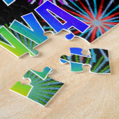 Vorname "TANYA", Spaß "GLÜCKLICHER GEBURTSTAG" Puzzle (Seite)