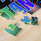 Vorname "TRISTAN", Spaß "GLÜCKLICHER GEBURTSTAG" Puzzle (Seite)